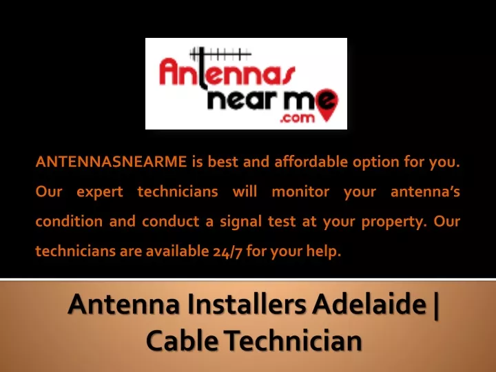 antenna installers adelaide cable technician