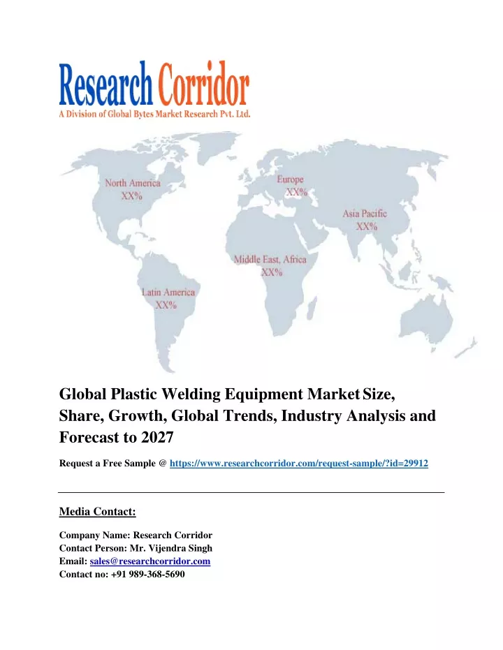 global plastic welding equipment market size