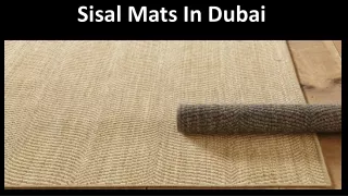 sisal mats in dubai