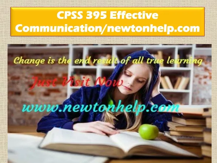 cpss 395 effective communication newtonhelp com