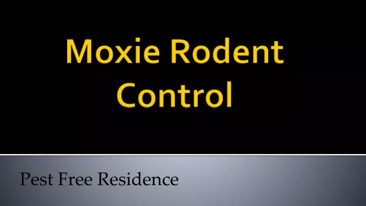moxie rodent control