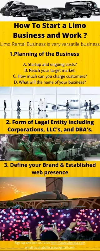 how to start a limo business and work limo rental