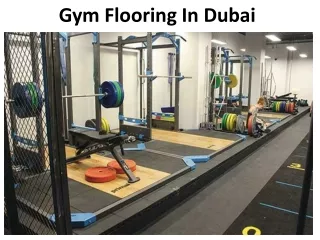 gym flooring in dubai