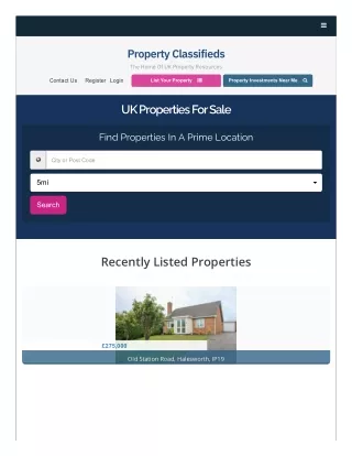 The Best Property Sourcing Company in the UK