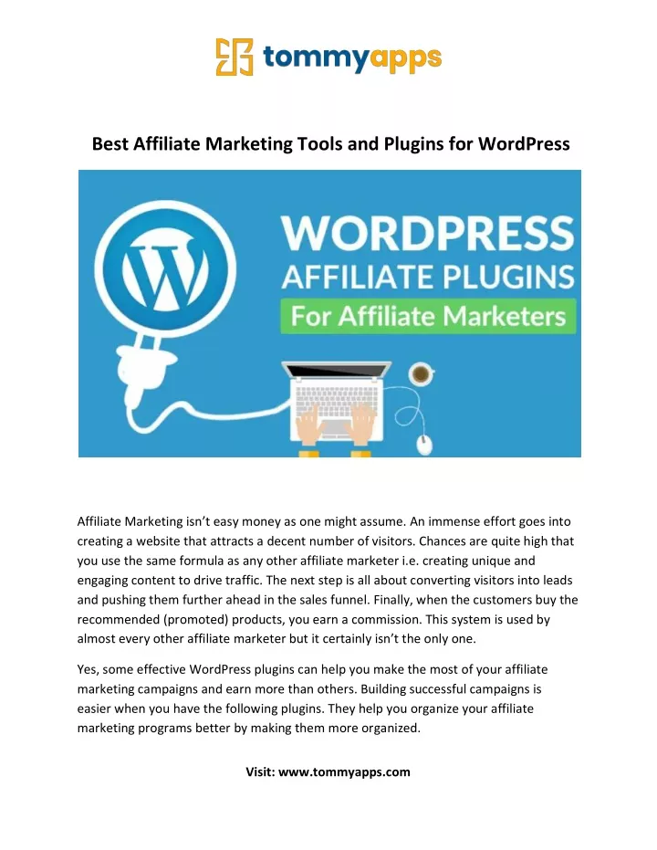 best affiliate marketing tools and plugins