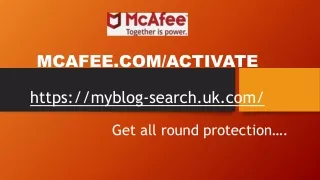 mcafee.com/activate