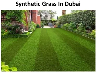 synthetic grass in dubai