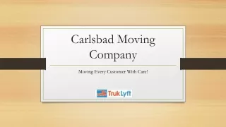 Hire The Best Carlsbad Moving Company