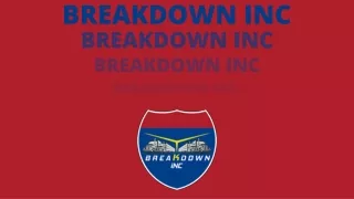 breakdown inc