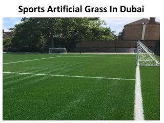 sports artificial grass in dubai