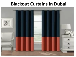 blackout curtains in dubai