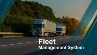 Flotilla IOT Fleet management system