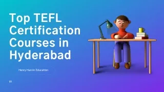 Top TEFL Certification Courses in Hyderabad