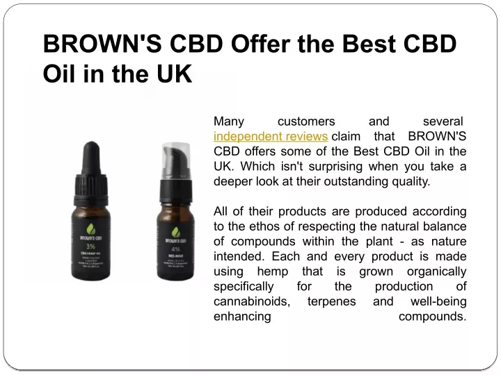 brown s cbd offer the best cbd oil in the uk