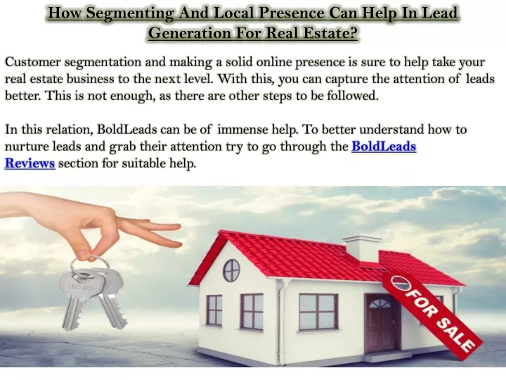 how segmenting and local presence can help