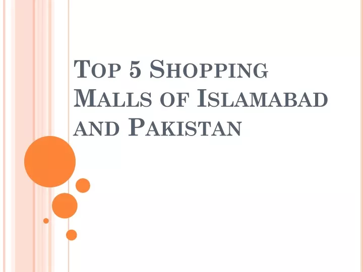 top 5 shopping malls of islamabad and pakistan