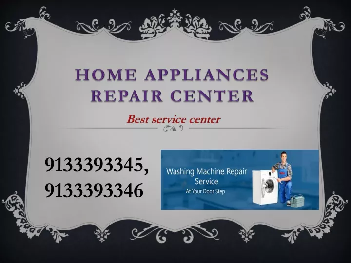 home appliances repair center