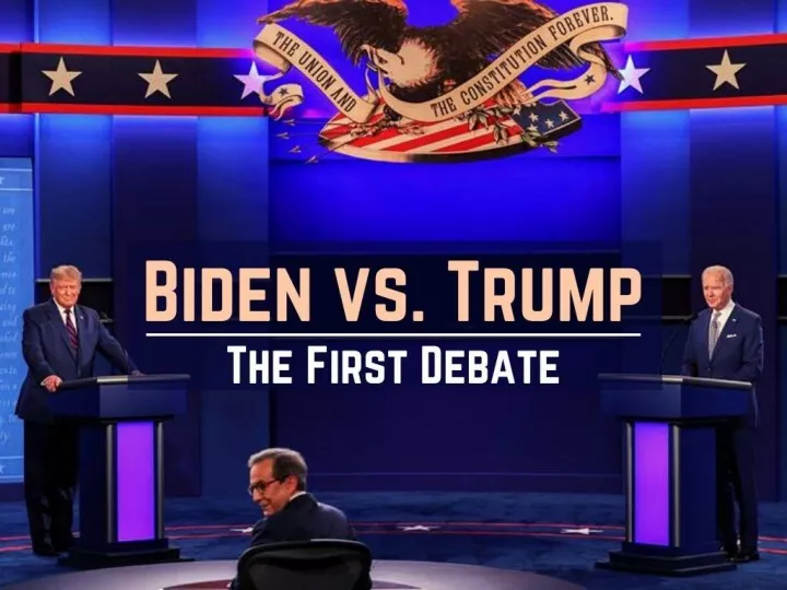 biden vs trump the first debate