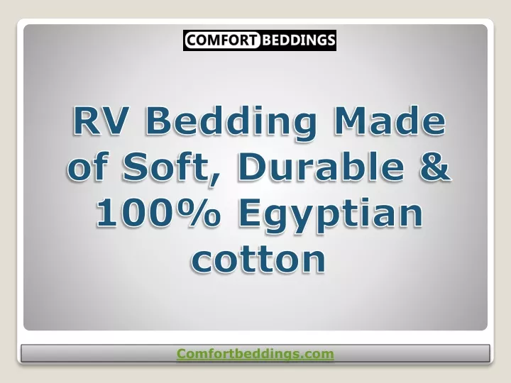 rv bedding made of soft durable 100 egyptian
