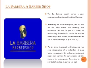 La Barbera Barber Shop