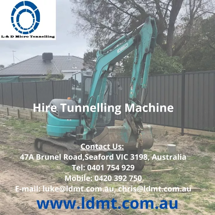 hire tunnelling machine