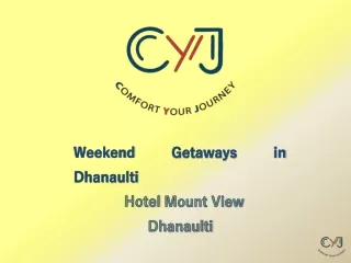Family Weekend Getaway in Dhanaulti | Hotel Mount View Dhanaulti