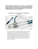 Features of an ideal patient management system - slide 1