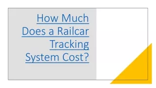 How Much Does a Railcar Tracking System Cost?