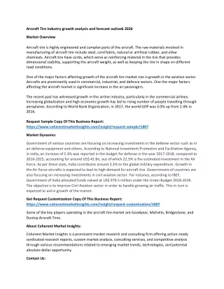 aircraft tire industry growth analysis