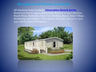 Manufactured Homes Loveland