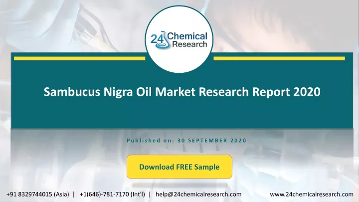 sambucus nigra oil market research report 2020