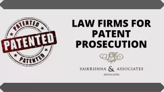Top Law Firms For Patent Prosecution | Ameet Datta  | Saikrishna & Associates
