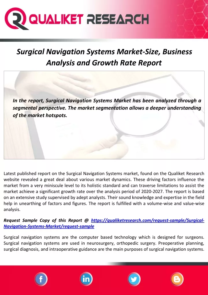 surgical navigation systems market size business
