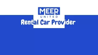 PCO car rental service