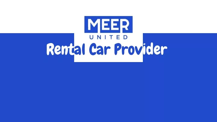 rental car provider