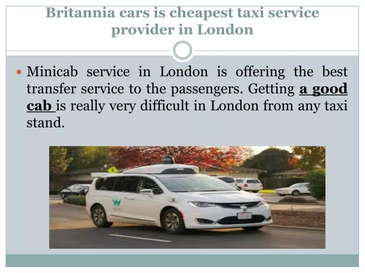 britannia cars is cheapest taxi service provider in london