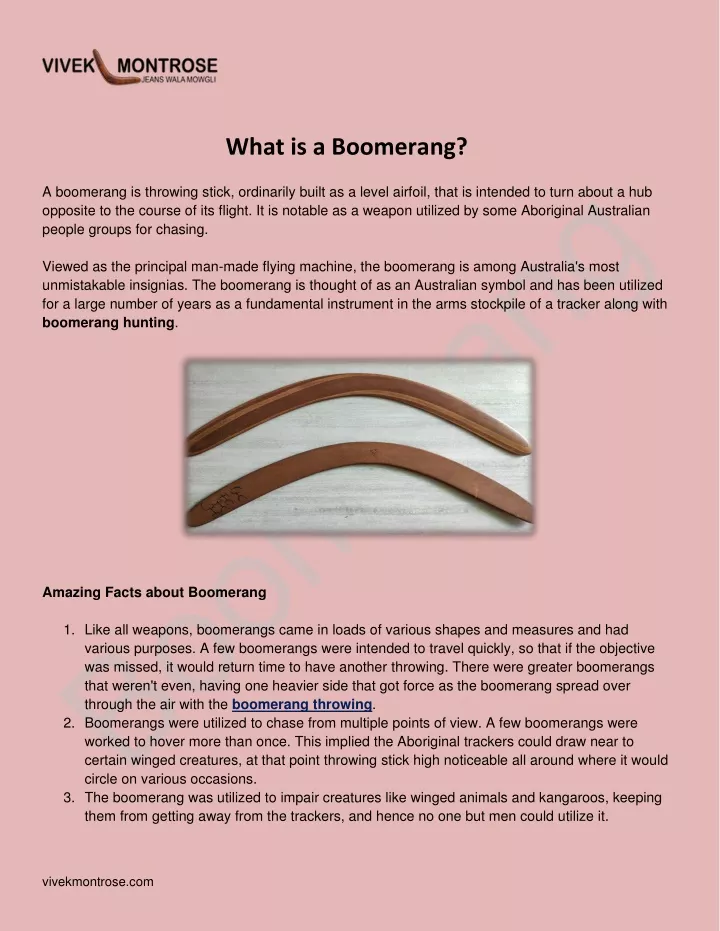 what is a boomerang a boomerang is throwing stick