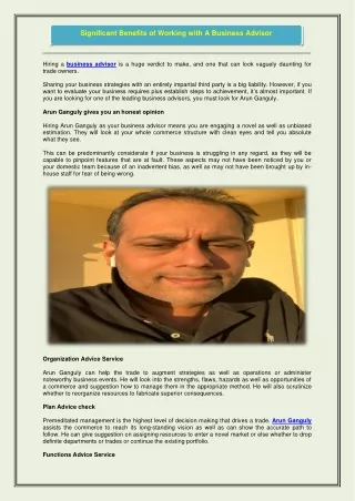 significant benefits of working with a business