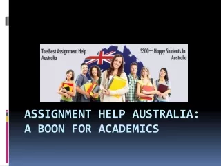 assignment help australia a boon for academics