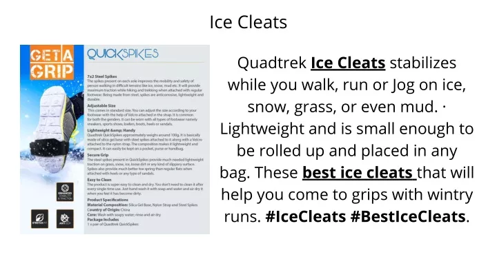 ice cleats