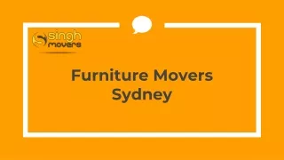 Furniture Movers Sydney | Singh Movers and Packers