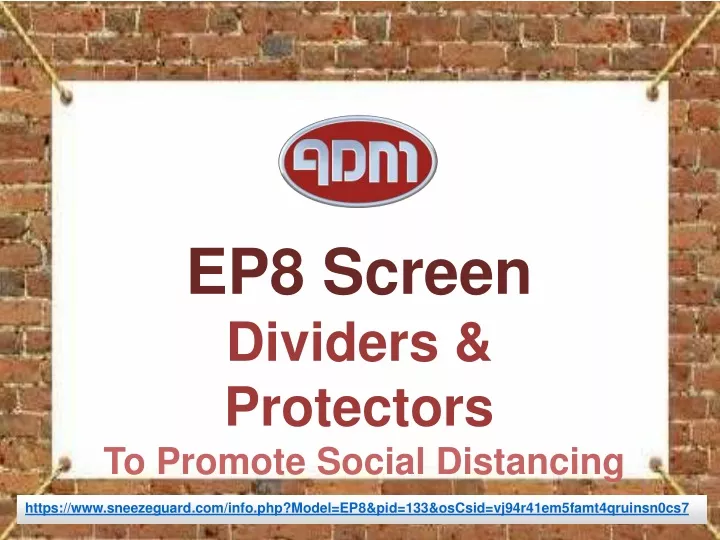 ep8 screen dividers protectors to promote social