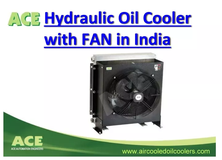 hydraulic oil cooler with fan in india