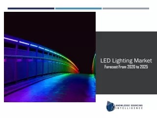 LED Lighting Market to be Worth US$101.900 billion by 2024