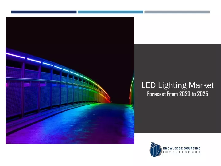 led lighting market forecast from 2020 to 2025
