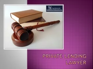 Why It Is Important To Use Private Lending Lawyer Services For Investments