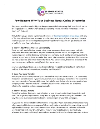 few reasons why your business needs online