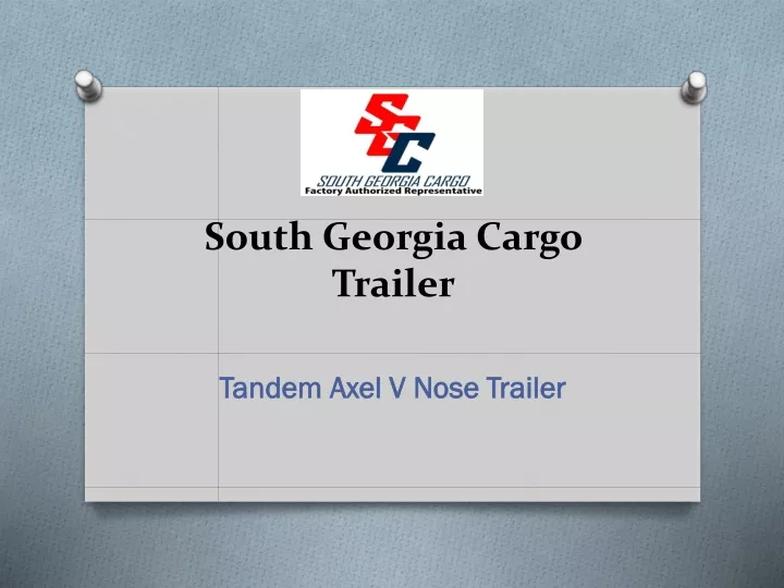 south georgia cargo trailer