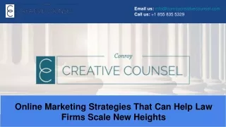 Online Marketing Strategies That Can Help Law Firms Scale New Heights