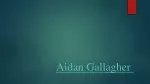 Aidan gallagher altura - slide 1